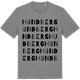 Mid Heather Gray t-shirt med Hundberg ordlek t-shirt