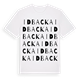 Idbacka ordlek t-shirt