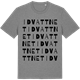 Mid Heather Gray t-shirt med Idvattnet ordlek t-shirt