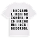 White t-shirt med Inre Grönliden ordlek t-shirt