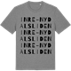 Mid Heather Gray t-shirt med Inre-Nydalsliden ordlek t-shirt