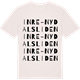 Vintage White t-shirt med Inre-Nydalsliden ordlek t-shirt