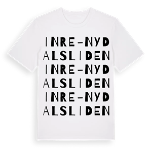 Inre-Nydalsliden ordlek t-shirt – ekologisk bomull t-shirt från Pinshirt