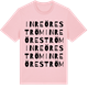 Pink Cotton t-shirt med Inre Öreström ordlek t-shirt