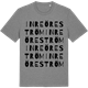Mid Heather Gray t-shirt med Inre Öreström ordlek t-shirt