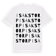 Isakstorp ordlek t-shirt
