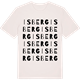 Vintage White t-shirt med Isberg ordlek t-shirt