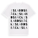 White t-shirt med Islandsbäck ordlek t-shirt