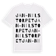 Jan-Nilstorpet ordlek t-shirt