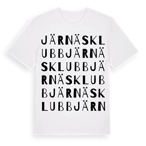 Järnäsklubb ordlek t-shirt – ekologisk bomull t-shirt från Pinshirt