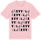 Pink Cotton t-shirt med Järvvik ordlek t-shirt