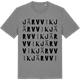 Mid Heather Gray t-shirt med Järvvik ordlek t-shirt
