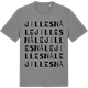 Mid Heather Gray t-shirt med Jillesnåle ordlek t-shirt