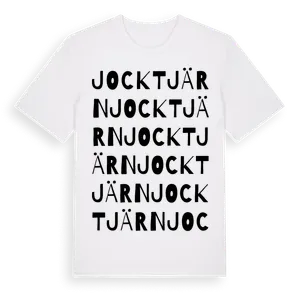 Jocktjärn ordlek t-shirt – ekologisk bomull t-shirt från Pinshirt