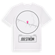 White t-shirt med Joeström t-shirt