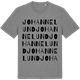 Mid Heather Gray t-shirt med Johannelund ordlek t-shirt