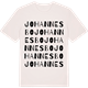 Vintage White t-shirt med Johannesbo ordlek t-shirt