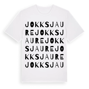 Jokksjaure ordlek t-shirt – ekologisk bomull t-shirt från Pinshirt