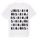 White t-shirt med Jönsarbo ordlek t-shirt