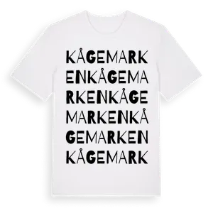 Kågemarken ordlek t-shirt – ekologisk bomull t-shirt från Pinshirt