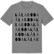 Mid Heather Gray t-shirt med Kålaboda ordlek t-shirt