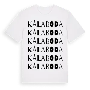 Kålaboda ordlek t-shirt – ekologisk bomull t-shirt från Pinshirt