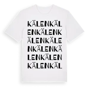 Kälen ordlek t-shirt – ekologisk bomull t-shirt från Pinshirt