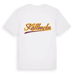 Källbacka baseball t-shirt – ekologisk bomull t-shirt från Pinshirt