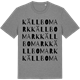 Mid Heather Gray t-shirt med Källbomark ordlek t-shirt