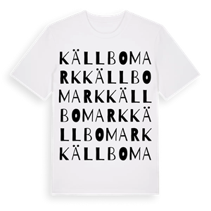 Källbomark ordlek t-shirt – ekologisk bomull t-shirt från Pinshirt