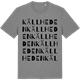 Mid Heather Gray t-shirt med Källheden ordlek t-shirt