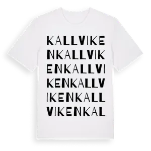 Kallviken ordlek t-shirt – ekologisk bomull t-shirt från Pinshirt