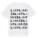 Kampkammen ordlek t-shirt