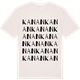 Vintage White t-shirt med Kanan ordlek t-shirt