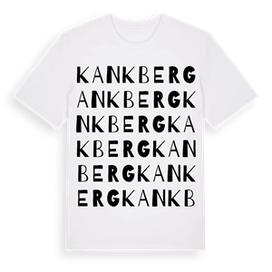 Kankberg ordlek t-shirt – ekologisk bomull t-shirt från Pinshirt