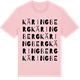 Pink Cotton t-shirt med Käringberg ordlek t-shirt