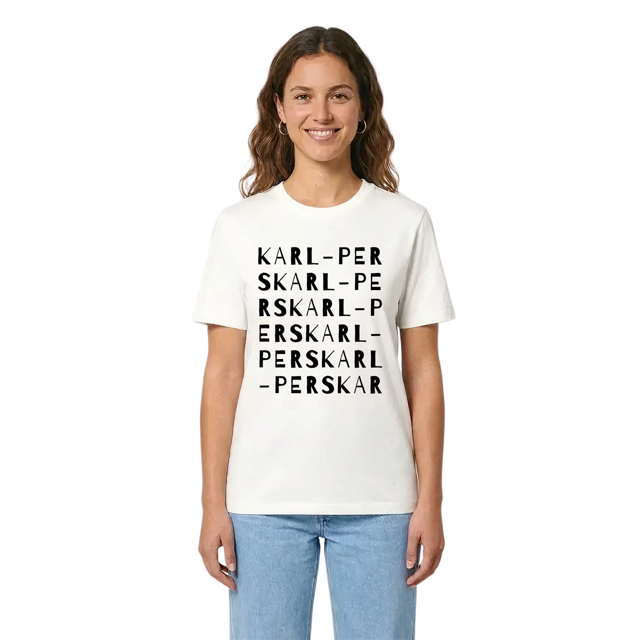Karl-Pers ordlek t-shirt i miljö