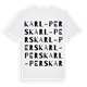 Karl-Pers ordlek t-shirt