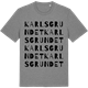 Mid Heather Gray t-shirt med Karlsgrundet ordlek t-shirt