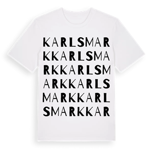 Karlsmark ordlek t-shirt – ekologisk bomull t-shirt från Pinshirt