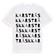 Karsträsk ordlek t-shirt