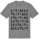Mid Heather Gray t-shirt med Kåtaselet ordlek t-shirt