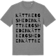 Mid Heather Gray t-shirt med Kättbergsheden ordlek t-shirt
