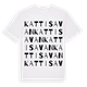 Kattisavan ordlek t-shirt