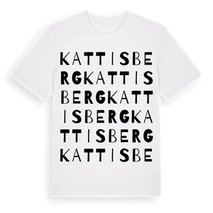 Kattisberg ordlek t-shirt – ekologisk bomull t-shirt från Pinshirt