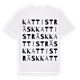 Kattisträsk ordlek t-shirt