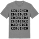 Mid Heather Gray t-shirt med Kedjeheden ordlek t-shirt