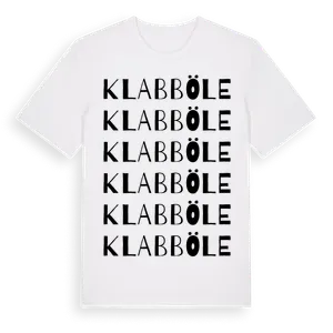 Klabböle ordlek t-shirt – ekologisk bomull t-shirt från Pinshirt