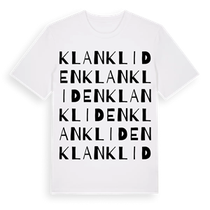 Klankliden ordlek t-shirt – ekologisk bomull t-shirt från Pinshirt