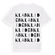 Klankliden ordlek t-shirt
